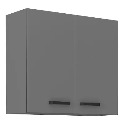 Küchenhängeschrank NELJA – Breite 80 cm, Anthrazit