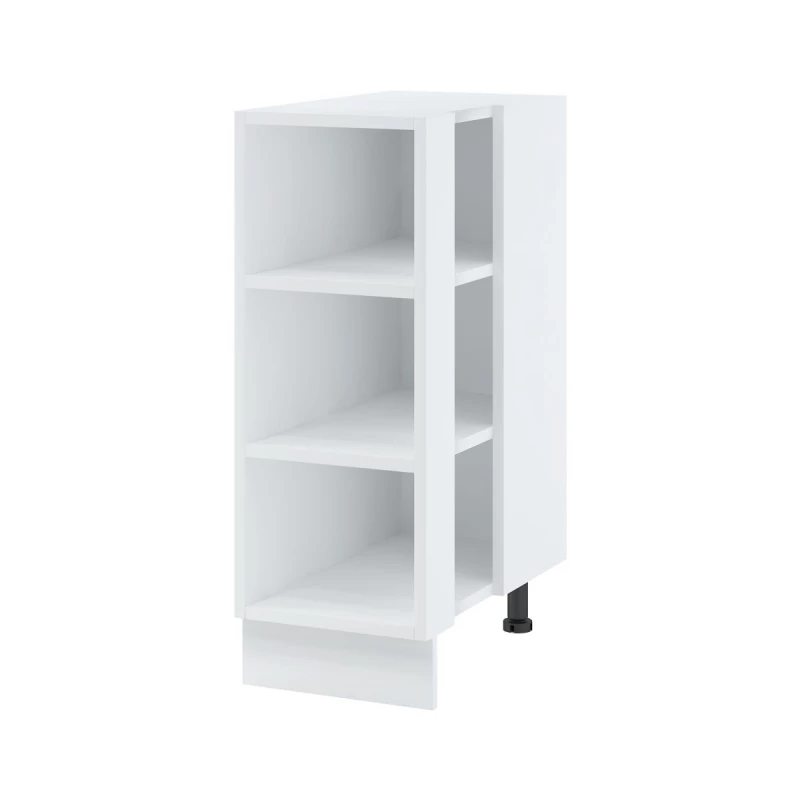 Unterer offener Schrank AYLA – Breite 32 cm, weiß, Beine 15 cm