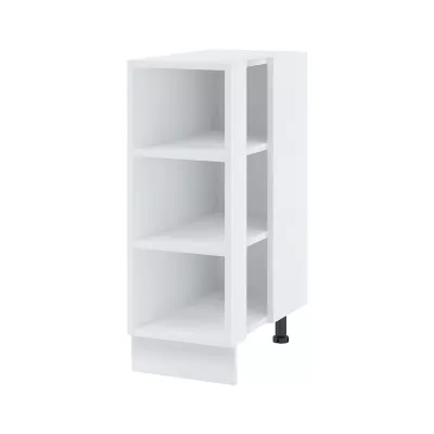 Unterer offener Schrank AYLA – Breite 32 cm, weiß, Beine 15 cm