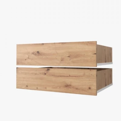 Set mit 2 Schubladen für einen 45 cm tiefen UNIS-Schrank – Artisan-Eiche