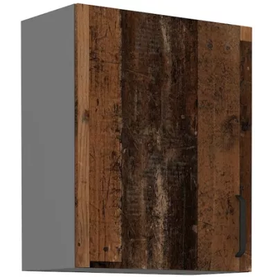 Küchenhängeschrank PENKA – Breite 60 cm, Old Style / Anthrazit