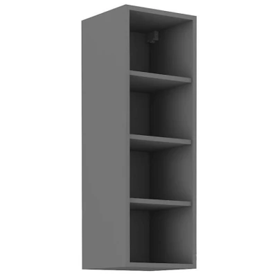 Offener Hochschrank NELJA – Breite 30 cm, Anthrazit