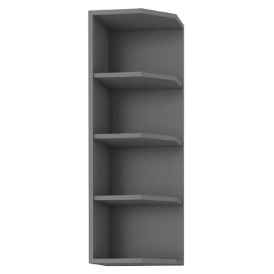 Eckhochschrank NELJA – Breite 30 cm, Anthrazit