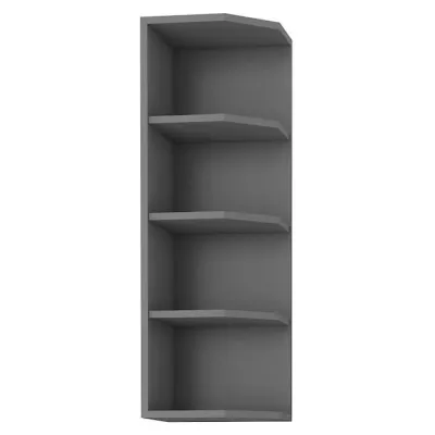 Eckhochschrank NELJA – Breite 30 cm, Anthrazit