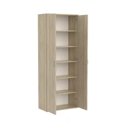 Regal-Kleiderschrank 70 cm BULVERDE – Sonoma-Eiche