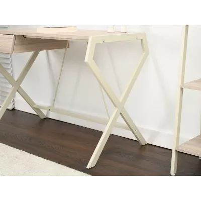 Designerschreibtisch TARAS – cremefarben / beige Esche