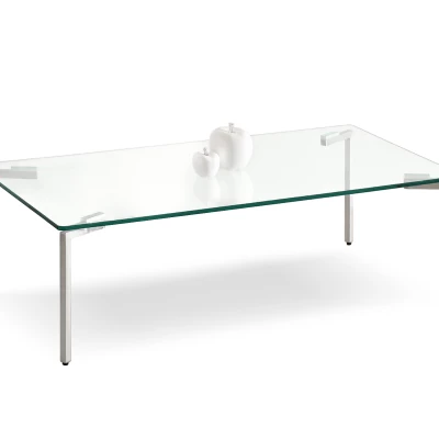 Breiter Couchtisch KIRO – transparent