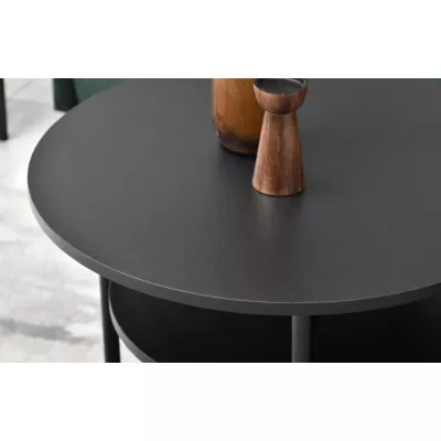 Breiter Couchtisch CILIAN – schwarz