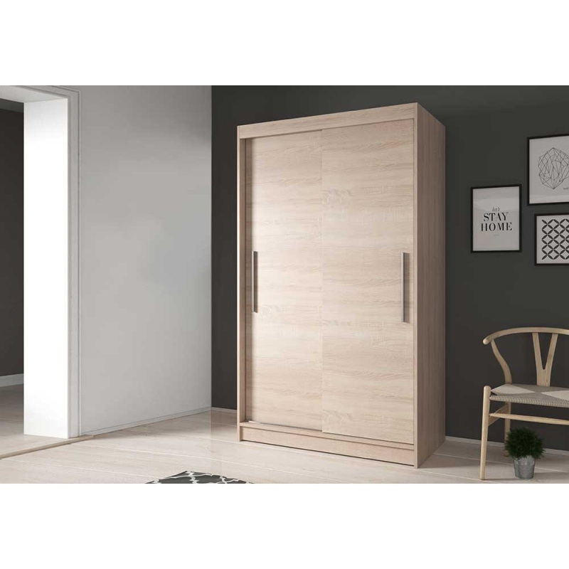 Moderner Kleiderschrank Zorea 04 120 cm, Sonoma-Eiche