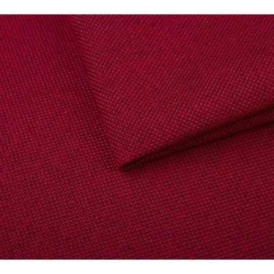 Zweifarbiges Doppelbett Azur 140x200, rotes + schwarzes Öko-Leder