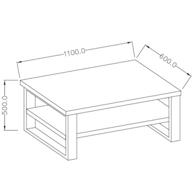 Designer-Couchtisch GEJFUN