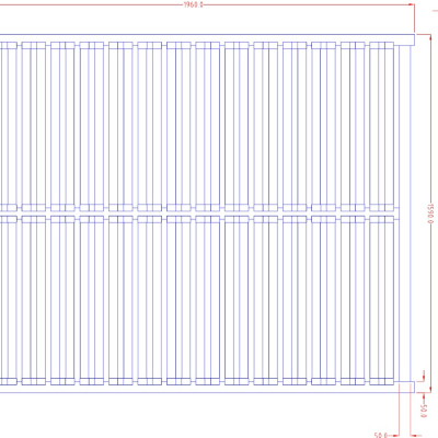 Lattenrost für Doppelbett 160 cm