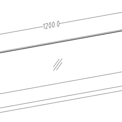 Wandregal HEIKO 120 cm, grau