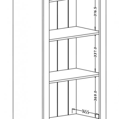 Außergewöhnliche Vitrine EROL, rechts