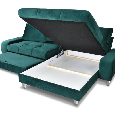 Elegante Couchgarnitur HARVEY, grau