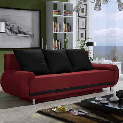 Designer-Sofa AMITERNO, Rot