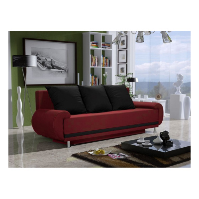 Designer-Sofa AMITERNO, Rot