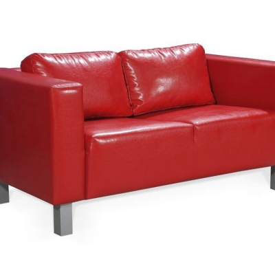 Zweisitzer-Sofa GIZELA, rot