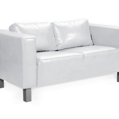 Zweisitzer-Sofa GIZELA, weiß