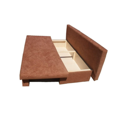 Klassisches Schlafsofa GIACINTO, braun + beige