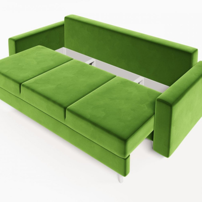 Ausklappbares gepolstertes Sofa KOMAS, Grün 2