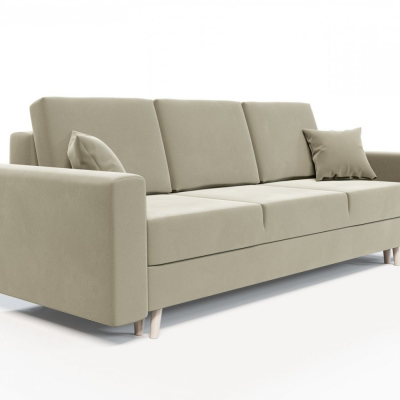 Ausklappbares gepolstertes Sofa KOMAS, Grau 2