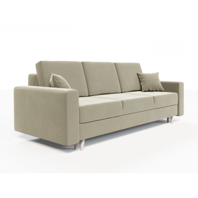 Ausklappbares gepolstertes Sofa KOMAS, Grau 2