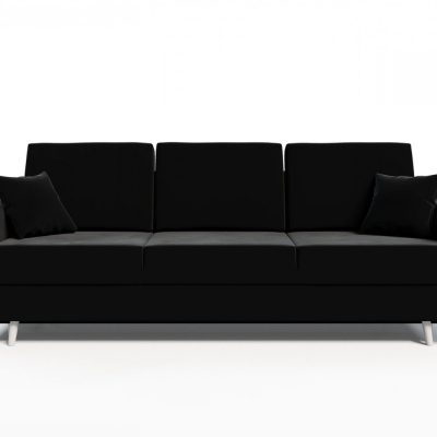 Ausklappbares gepolstertes Sofa KOMAS, Schwarz