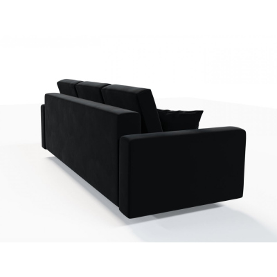 Ausklappbares gepolstertes Sofa KOMAS, Schwarz