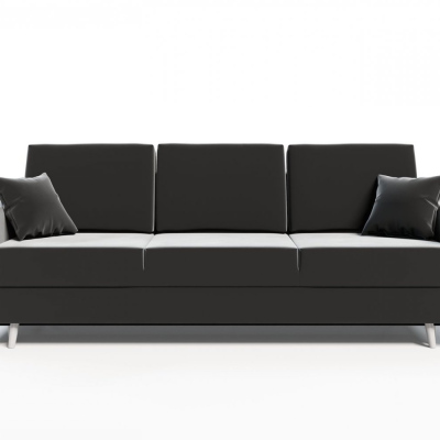 Ausklappbares gepolstertes Sofa KOMAS, Grau 1