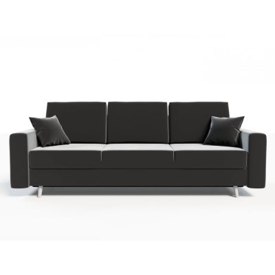 Ausklappbares gepolstertes Sofa KOMAS, Grau 1