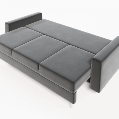 Ausklappbares gepolstertes Sofa KOMAS, Grau 1