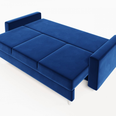 Ausklappbares gepolstertes Sofa KOMAS, Blau