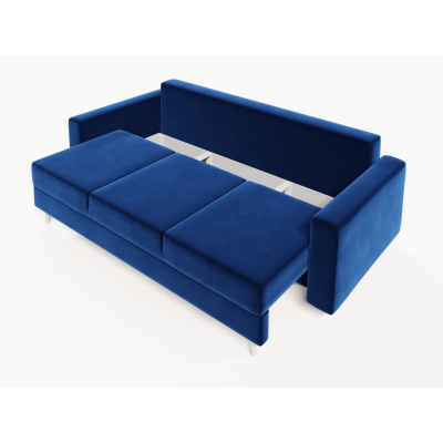 Ausklappbares gepolstertes Sofa KOMAS, Blau