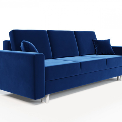 Ausklappbares gepolstertes Sofa KOMAS, Blau