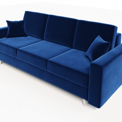 Ausklappbares gepolstertes Sofa KOMAS, Blau