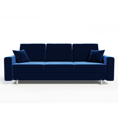 Ausklappbares gepolstertes Sofa KOMAS, Blau