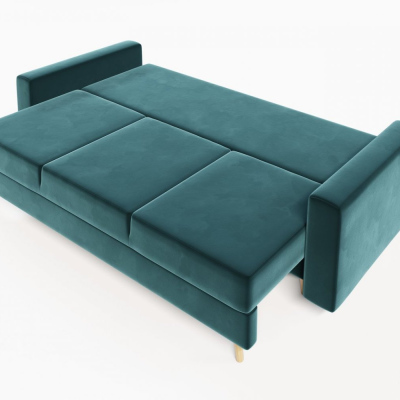 Ausklappbares gepolstertes Sofa KOMAS, Grün 1