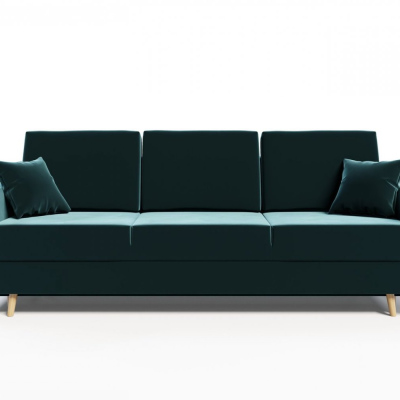 Ausklappbares gepolstertes Sofa KOMAS, Grün 1