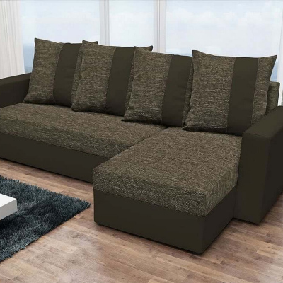 Ecksofa ANGELIKA, Braun