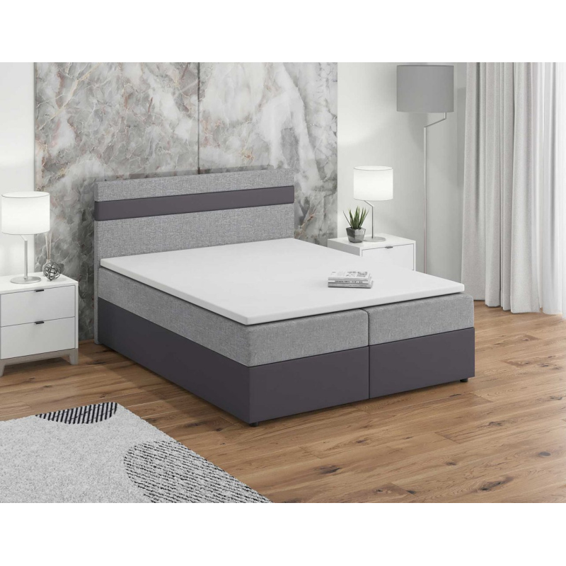 Boxspringbett SISI 180x200, Grau