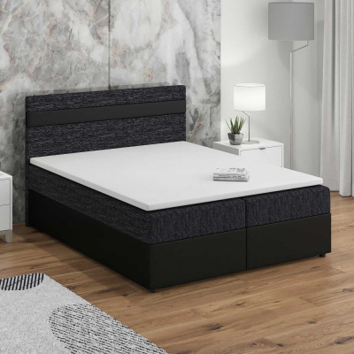 Boxspringbett SISI 180x200, Schwarz