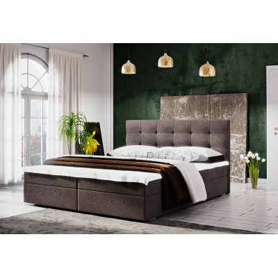 Modernes Bett 160x200 STIG II mit Stauraum – braun