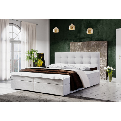 Modernes Bett mit Stauraum STIG II 180x200, beige