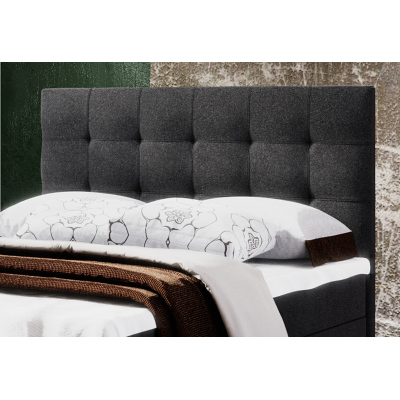 Modernes Bett mit Stauraum STIG II 180x200, grau