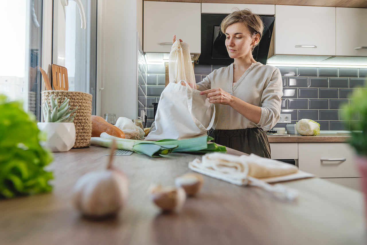 Kochen Sie nachhaltig? Was ist mit Ihren Einkäufen? Tragen Sie diese immer noch in einer Plastiktüte? Müssen Sie nicht mehr...